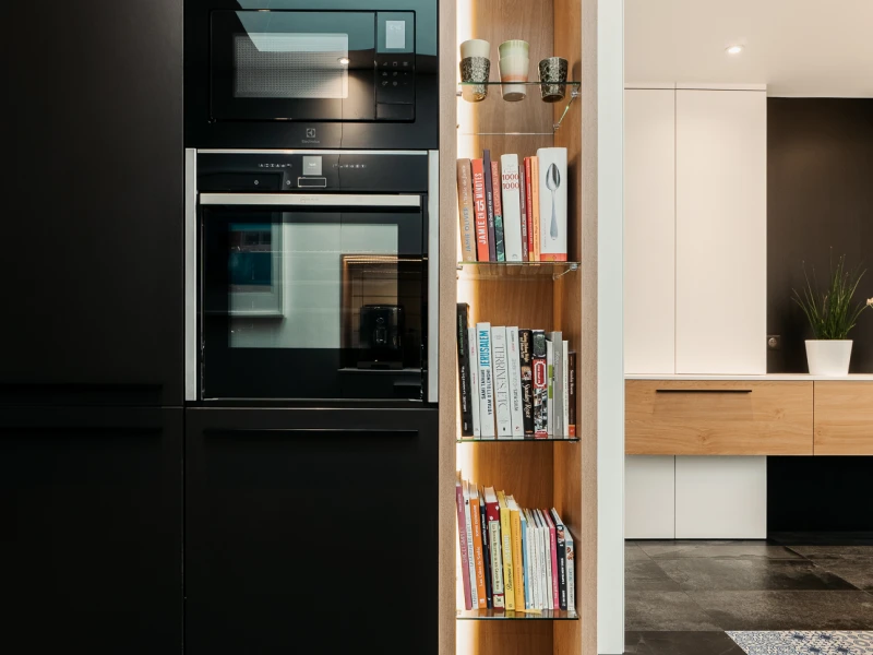 Bibliothèque sur mesure Lille Ebénisterie Parent